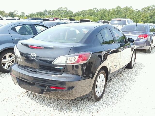 JM1BL1V77C1614196 - 2012 MAZDA 3 BLACK photo 4