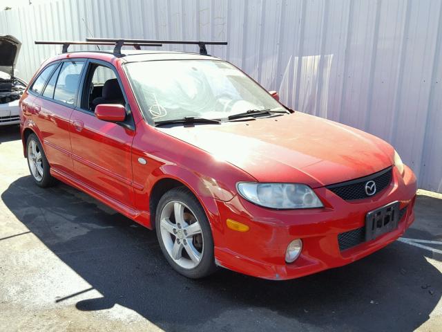 JM1BJ245931221604 - 2003 MAZDA PROTEGE PR RED photo 1