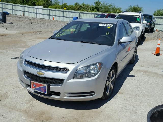 1G1ZC5E01CF160581 - 2012 CHEVROLET MALIBU 1LT SILVER photo 2