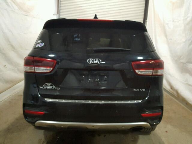 5XYPKDA52GG005991 - 2016 KIA SORENTO SX BLACK photo 10