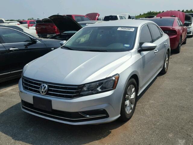 1VWAS7A30GC023784 - 2016 VOLKSWAGEN PASSAT S فضي صورة 2