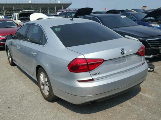 1VWAS7A30GC023784 - 2016 VOLKSWAGEN PASSAT S فضي صورة 3