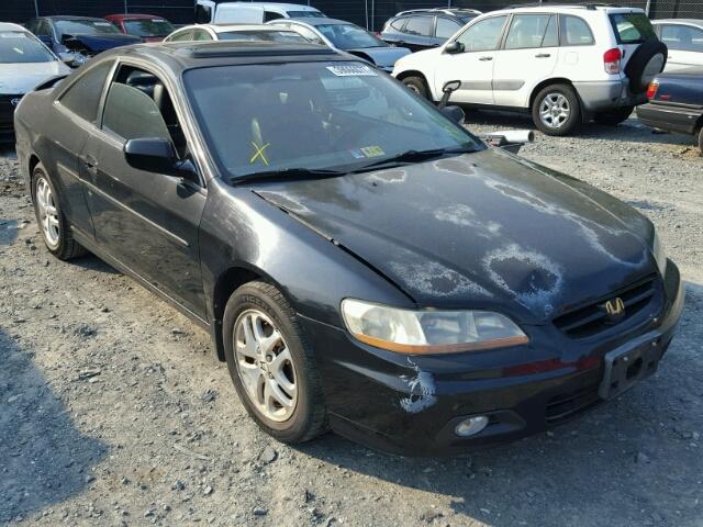 1HGCG22591A016353 - 2001 HONDA ACCORD BLACK photo 1