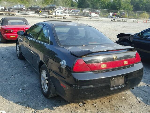 1HGCG22591A016353 - 2001 HONDA ACCORD BLACK photo 3