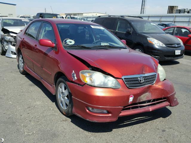 1NXBR32E47Z767437 - 2007 TOYOTA COROLLA CE RED photo 1