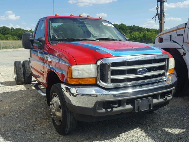 1FDAF56F21ED13238 - 2001 FORD F550 SUPER RED photo 1