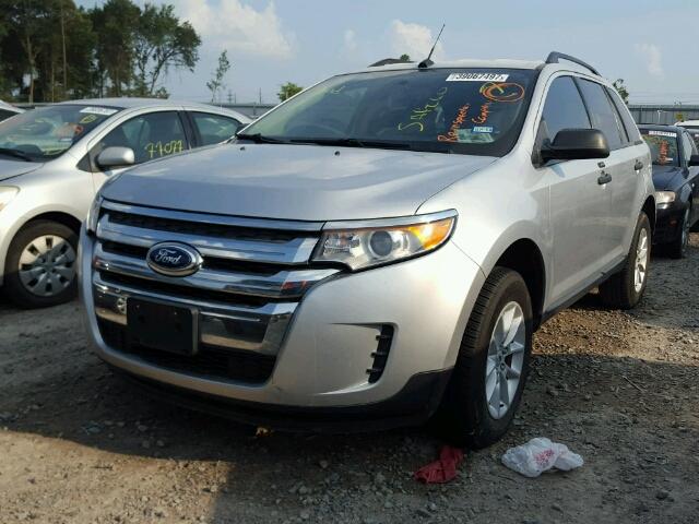 2FMDK3GC4DBA82957 - 2013 FORD EDGE SILVER photo 2