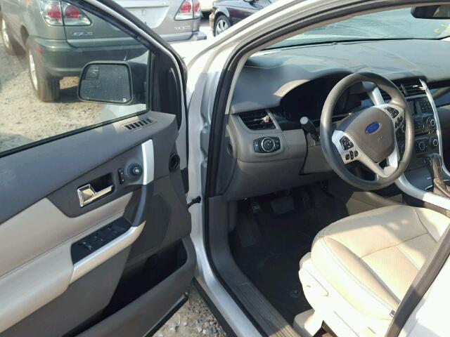 2FMDK3GC4DBA82957 - 2013 FORD EDGE SILVER photo 9