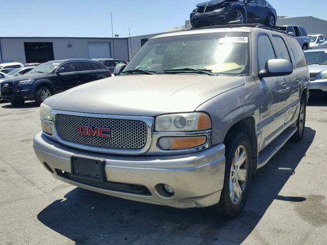 1GKFK66U42J164385 - 2002 GMC DENALI XL GRAY photo 2