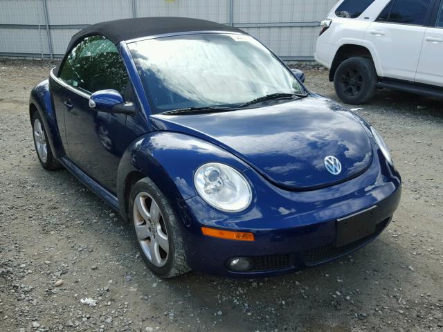 3VWSF31Y76M332176 - 2006 VOLKSWAGEN NEW BEETLE 蓝色 照片 1