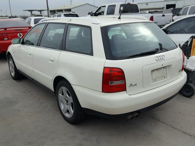 WAUKH68D81A135893 - 2001 AUDI A4 2.8 AVA WHITE photo 3