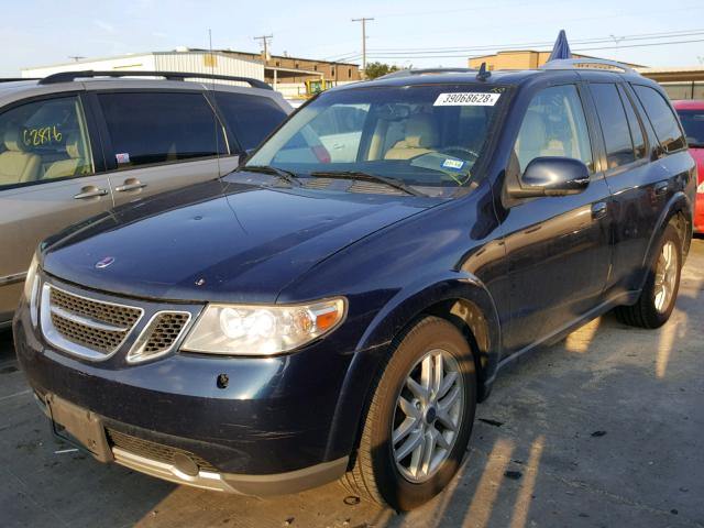 5S3ET13S572801841 - 2007 SAAB 9-7X 4.2I BLUE photo 2