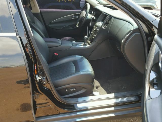 JNKAJ09F18M361376 - 2008 INFINITI EX35 BASE BLACK photo 5