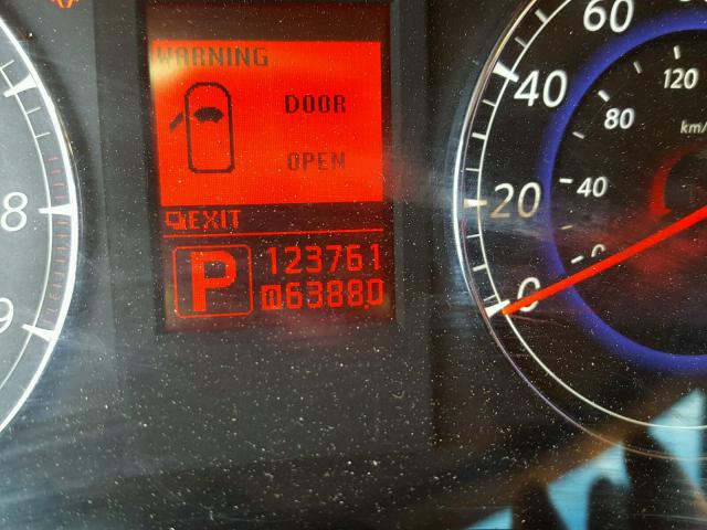 JNKAJ09F18M361376 - 2008 INFINITI EX35 BASE BLACK photo 8