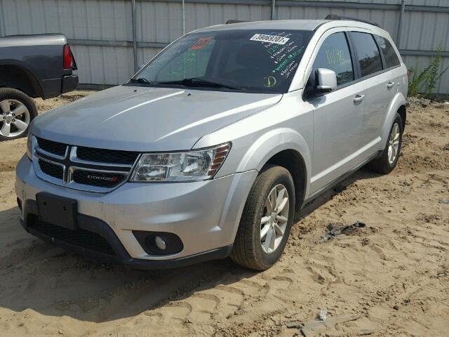 3C4PDCBG9DT572451 - 2013 DODGE JOURNEY SX SILVER photo 2