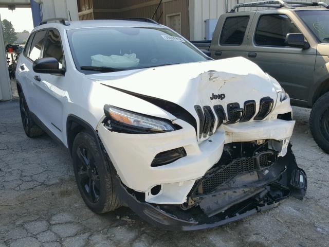 1C4PJLAB4HW514617 - 2017 JEEP CHEROKEE S WHITE photo 1