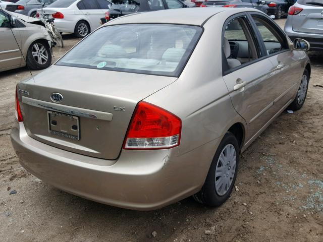 KNAFE121875433907 - 2007 KIA SPECTRA EX GOLD photo 4