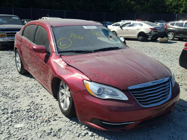 1C3CCBBB5DN595830 - 2013 CHRYSLER 200 TOURIN RED photo 1