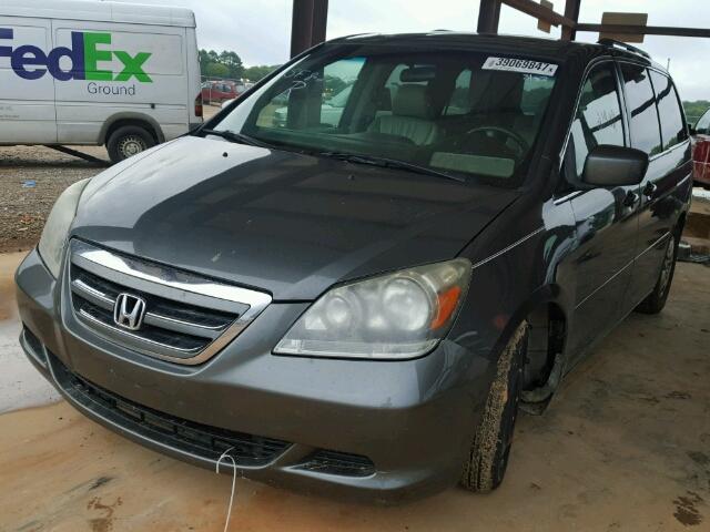 5FNRL38717B123349 - 2007 HONDA ODYSSEY EX GRAY photo 2