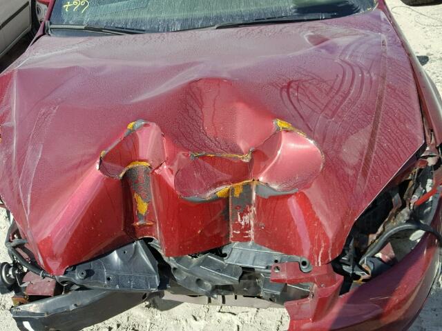 2G1WT58K589178551 - 2008 CHEVROLET IMPALA LT RED photo 7