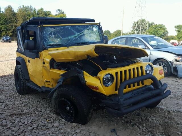 1J4FA49S73P371682 - 2003 JEEP WRANGLER / YELLOW photo 1