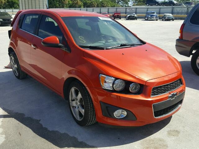 1G1JE6SH0C4115490 - 2012 CHEVROLET SONIC LTZ RED photo 1