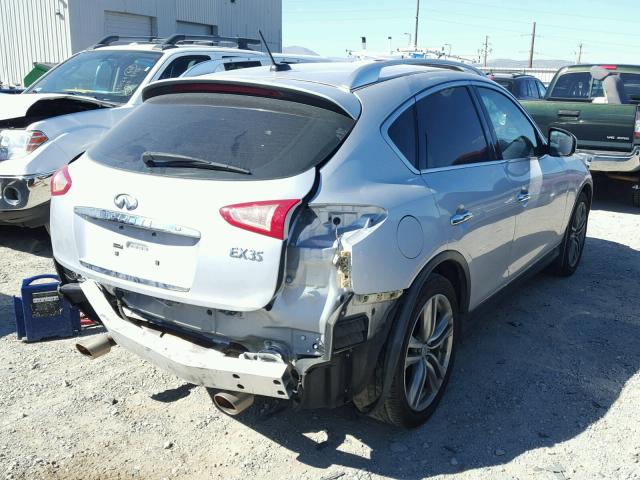 JN1AJ0HR2BM850375 - 2011 INFINITI EX35 BASE SILVER photo 4