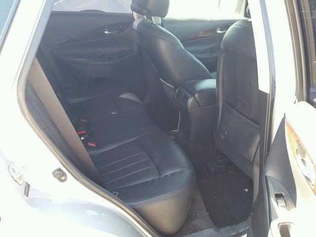JN1AJ0HR2BM850375 - 2011 INFINITI EX35 BASE SILVER photo 6