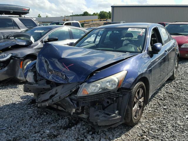 1HGCP2F45BA120289 - 2011 HONDA ACCORD LXP BLUE photo 2