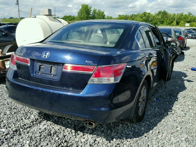 1HGCP2F45BA120289 - 2011 HONDA ACCORD LXP BLUE photo 4