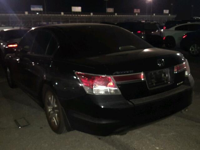 1HGCP2F68CA183485 - 2012 HONDA ACCORD SE BLACK photo 3