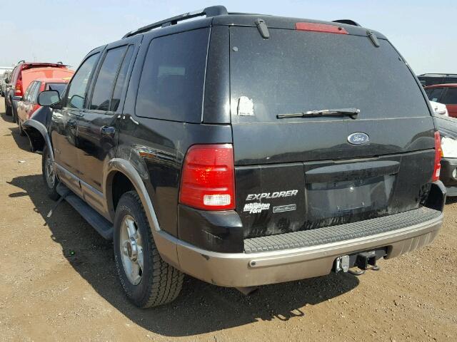 1FMDU74E62ZA20395 - 2002 FORD EXPLORER BLACK photo 3