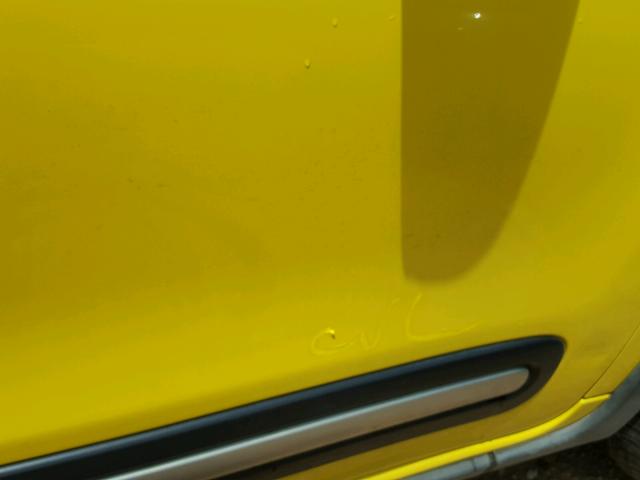 ZFBCFADH7EZ023492 - 2014 FIAT 500L TREKK YELLOW photo 9