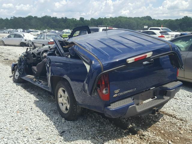 1GCDSCFE5C8110550 - 2012 CHEVROLET COLORADO L BLUE photo 3