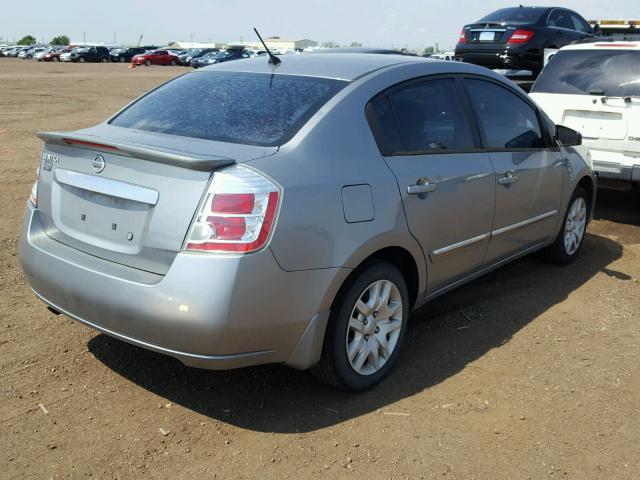 3N1AB6AP9BL699490 - 2011 NISSAN SENTRA 2.0 GRAY photo 4