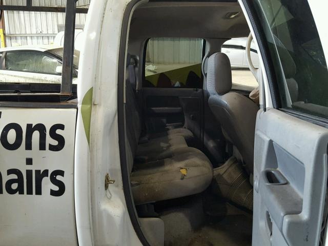 3D7KR28C26G282984 - 2006 DODGE RAM 2500 S WHITE photo 6