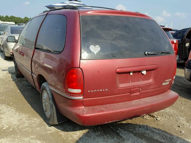 1C4GP54L0VB488003 - 1997 CHRYSLER TOWN & COU RED photo 3