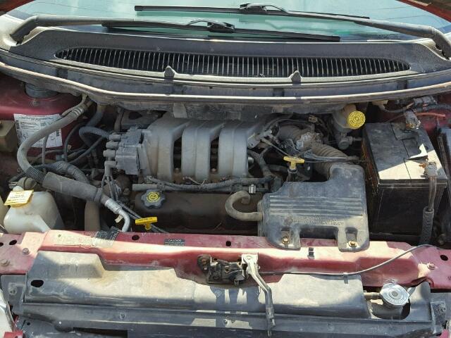 1C4GP54L0VB488003 - 1997 CHRYSLER TOWN & COU RED photo 7