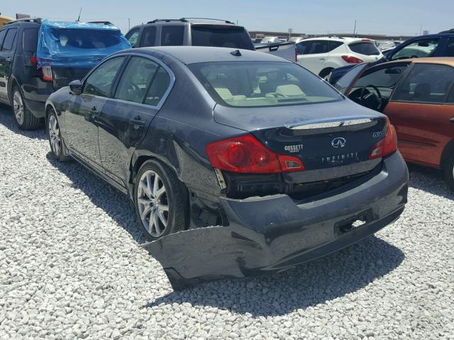 JN1CV6AP5CM622364 - 2012 INFINITI G37 BASE GRAY photo 3