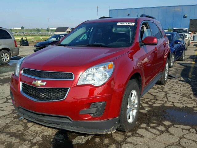 2GNALBEK6F6339466 - 2015 CHEVROLET EQUINOX LT RED photo 2