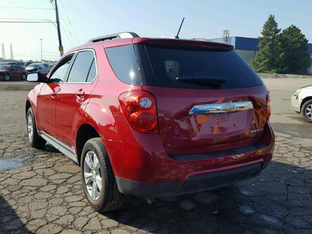 2GNALBEK6F6339466 - 2015 CHEVROLET EQUINOX LT RED photo 3