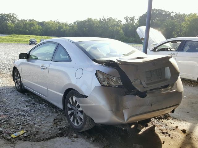 2HGFG1B97BH501989 - 2011 HONDA CIVIC EXL GRAY photo 3