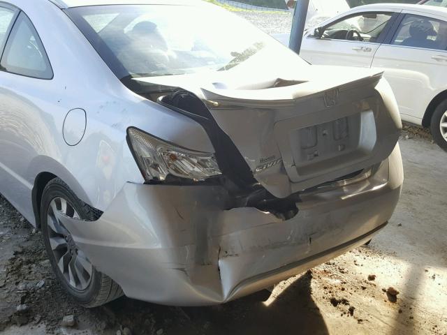 2HGFG1B97BH501989 - 2011 HONDA CIVIC EXL GRAY photo 9