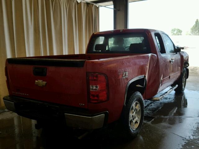 2GCEK19J971648971 - 2007 CHEVROLET SILVERADO RED photo 4