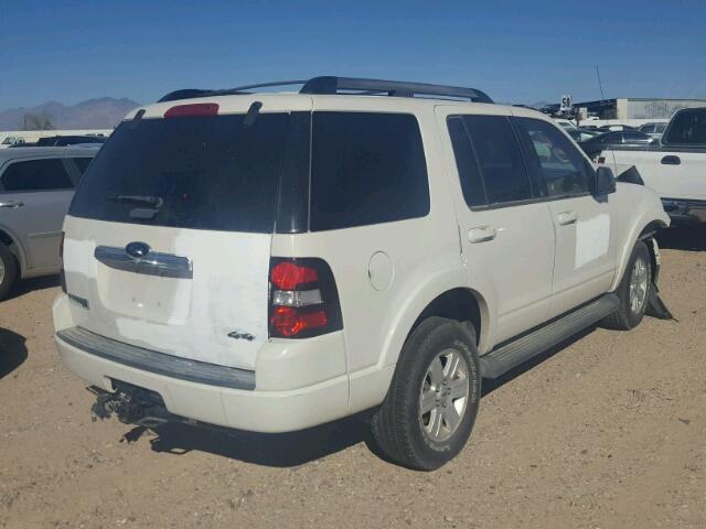 1FMEU73EX9UA41876 - 2009 FORD EXPLORER X WHITE photo 4