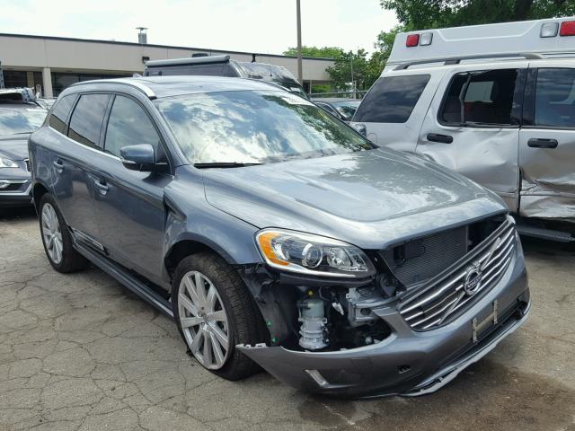 YV449MRU4H2035786 - 2017 VOLVO XC60 T6 GRAY photo 1