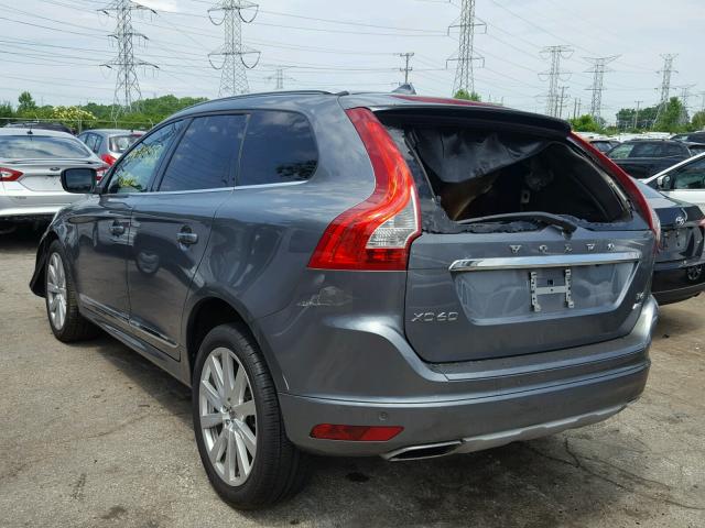 YV449MRU4H2035786 - 2017 VOLVO XC60 T6 GRAY photo 3