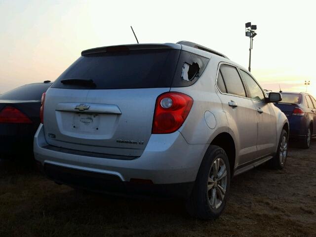 2GNALBEK3F6240426 - 2015 CHEVROLET EQUINOX SILVER photo 4