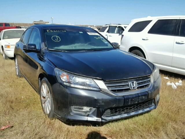 1HGCR2F79DA013964 - 2013 HONDA ACCORD BLACK photo 1