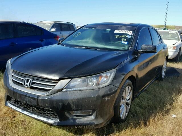 1HGCR2F79DA013964 - 2013 HONDA ACCORD BLACK photo 2